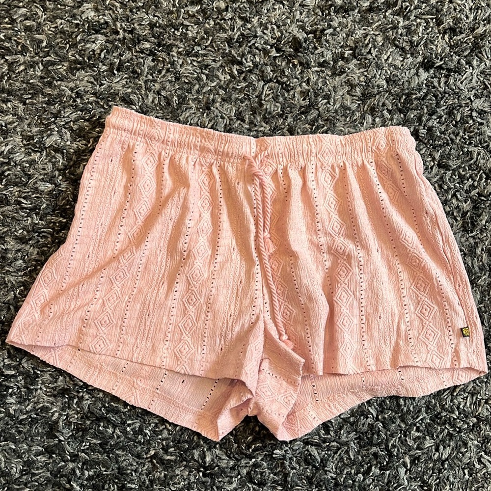 Summer Pink Mid Rise Shorts